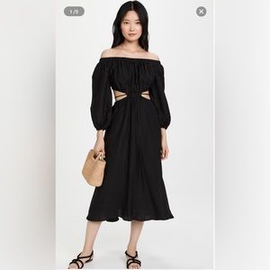 ASTR The Label Cassian Cut-Out Maxi Dress - Black XS